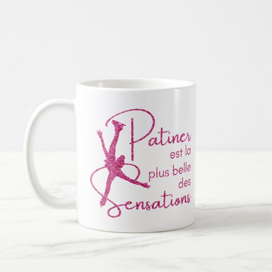 Glanzrose Eislauf-Tasse sensationell Kaffeetasse (Links)