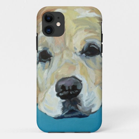 Glanzschuß der golden retriever iPhone Fall Case-Mate iPhone Hülle (Rückseite)