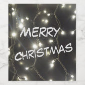 GlanzSilberleuchten Weihnachts F&B Label Set Weinetikett (Einzelnes Label)