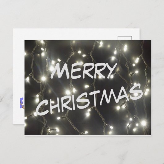 GlanzSilberleuchten Weihnachts-Postkarte Postkarte (Vorne/Hinten)