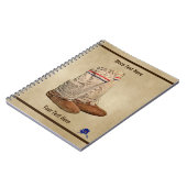 Glanzstücke auf altem Papier Notizblock (Linke Seite)