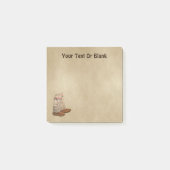 Glanzstücke auf altem Papier Post-it Klebezettel (Vorderseite)