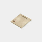 Glanzstücke auf altem Papier Post-it Klebezettel (angewinkelt)