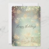 Glanzvolles Weihnachtsfest im Unternehmen Einladung (Rückseite)