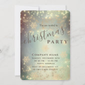 Glanzvolles Weihnachtsfest im Unternehmen Einladung (Vorderseite)