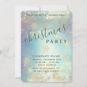 Glanzvolles Weihnachtsfest im Unternehmen Einladung (Vorderseite)