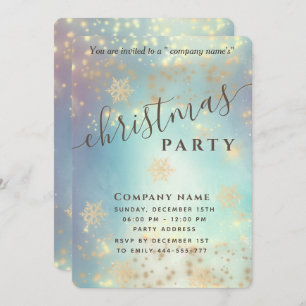Glanzvolles Weihnachtsfest im Unternehmen Einladung