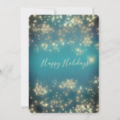 Glanzvolles Weihnachtsfest im Unternehmen Einladung (Rückseite)