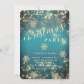 Glanzvolles Weihnachtsfest im Unternehmen Einladung (Vorderseite)