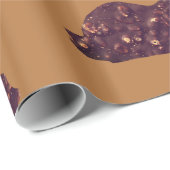 Glanzwackelpapier, Schokoladenkaninchen Geschenkpapier (Rolleneckpunkt)