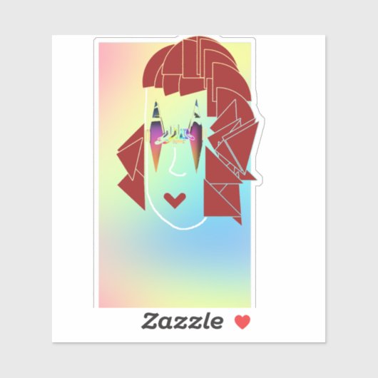 GLARE-Logo Aufkleber (Blatt)