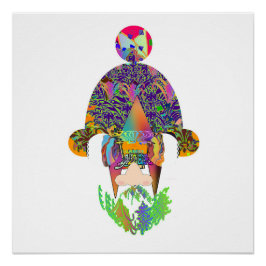 Glare Sun Glasses Poster