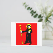 Glarus Flag Postkarte (Stehend Vorderseite)