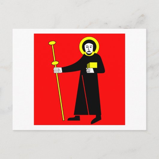 Glarus Flag Postkarte (Vorderseite)