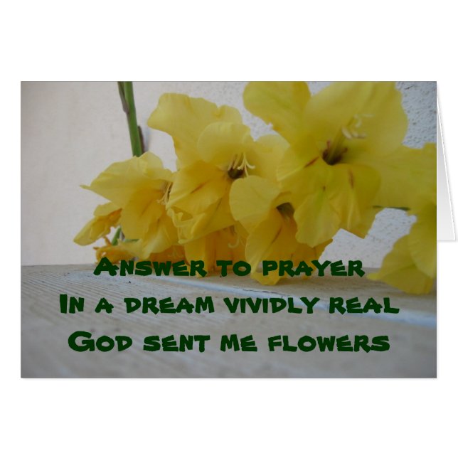 Glas/Antwortkarte (Vorderseite (Horizontal))