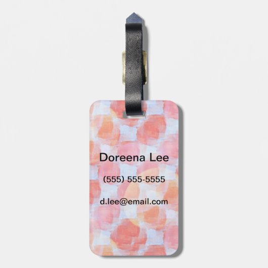 Glas aus Designstruktur Hintergrund Gepäckanhänger (Rückseite vertikal)