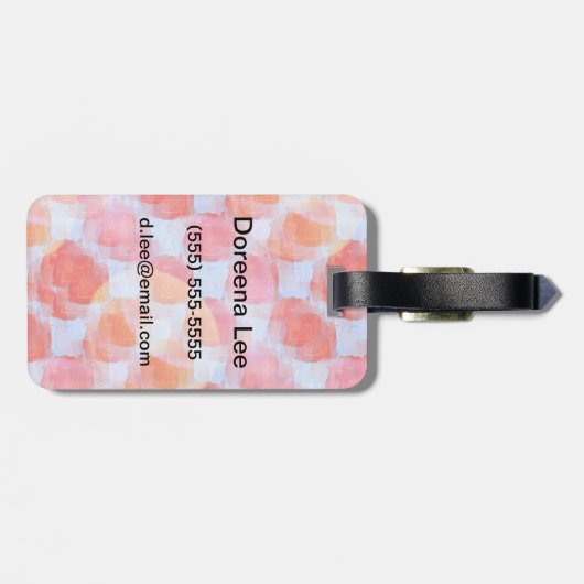 Glas aus Designstruktur Hintergrund Gepäckanhänger (Rückseite horizontal)