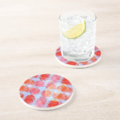 Glas aus Designstruktur Hintergrund Untersetzer (Seite)