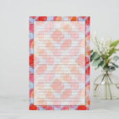 Glas aus Designtextur Hintergrund Briefpapier (Stehend Vorderseite)