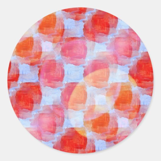 Glas aus Designtextur Hintergrund Runder Aufkleber (Vorderseite)