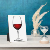 GLAS AUS ROTEM WEIN FOTOPLATTE (Seite)