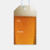Glas Bier Geschenkanhänger (Rückseite)