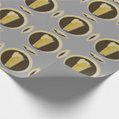 Glas Bier Geschenkpapier (Ecke)