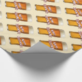 Glas Bier (glückliches Beerthday) Geschenkpapier (Ecke)