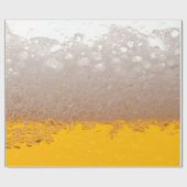 Glas Bier mit Kopf Geschenkpapier (Flach)