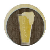 Glas Bier Schneidebrett (Vorderseite)