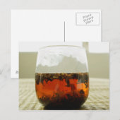 Glas chinesischen Tees Postkarte (Vorne/Hinten)
