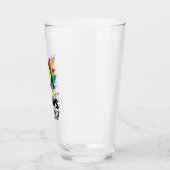 Glas Cup Abstract - Tennis Inside Out (Links)