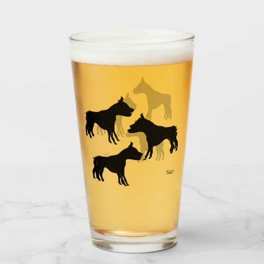 Glas Cup : Durst (Vorne (Gefüllt))