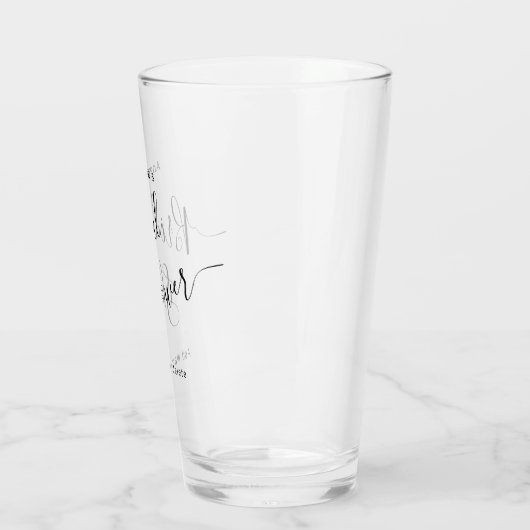 Glas Cup für ein Brautparty. (Links)