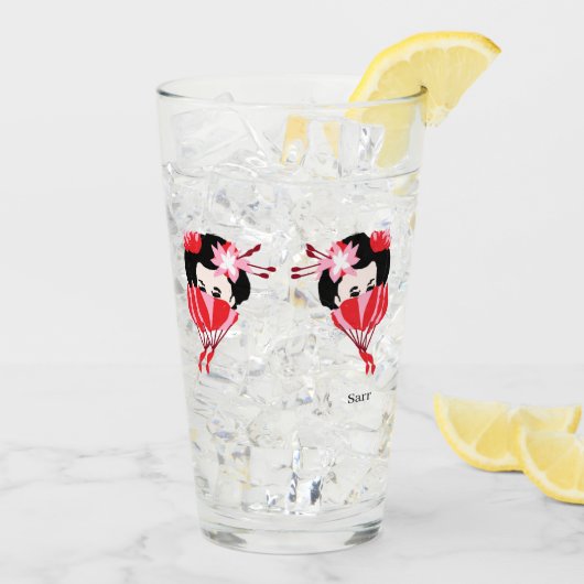Glas Cup: GEISHA GIRL'S (Rückseite Ice)