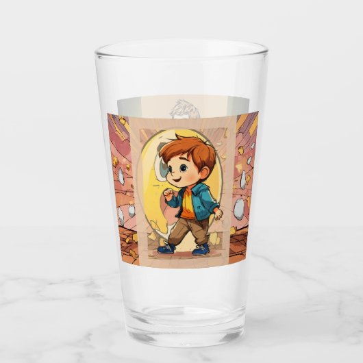 Glas-Cup Glas (Vorderseite)