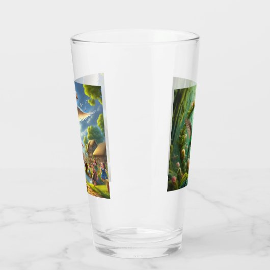 Glas-Cup Glas (Links)
