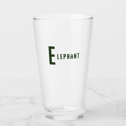 Glas-Cup Glas (Vorderseite)
