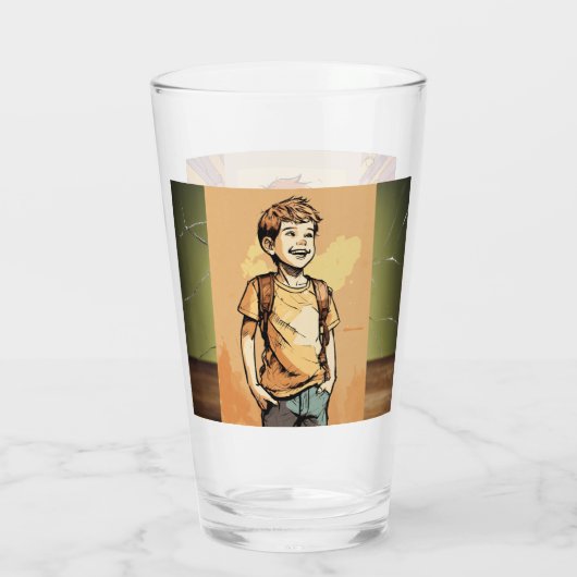 Glas-Cup Glas (Rückseite)