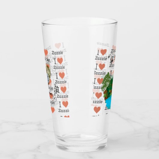 Glas-Cup Glas (Links)