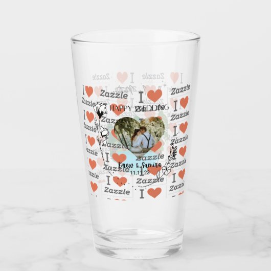 Glas-Cup Glas (Vorderseite)