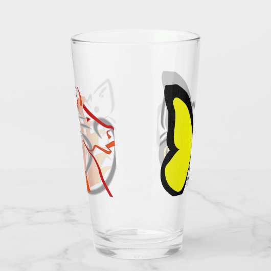Glas-Cup Glas (Links)