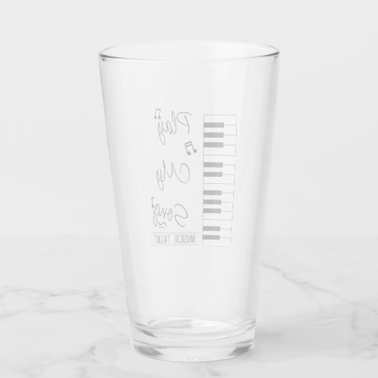 Glas-Cup Glas (Rückseite)