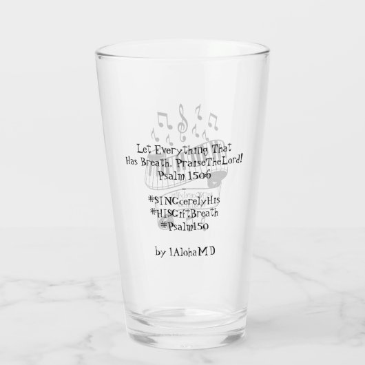 Glas-Cup Glas (Rückseite)