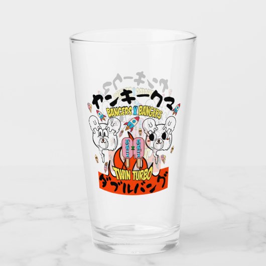 Glas-Cup Glas (Vorderseite)