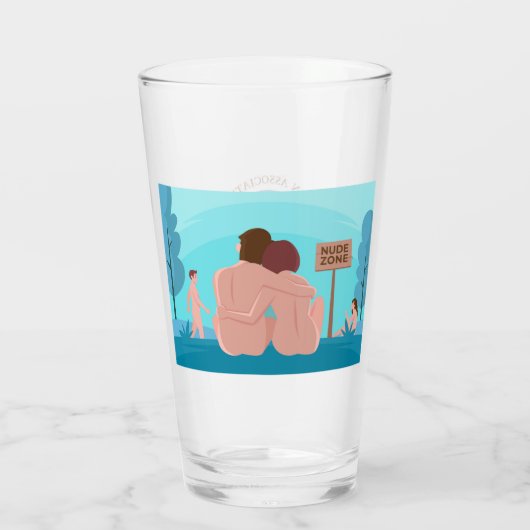 Glas-Cup in Wald Glas (Rückseite)