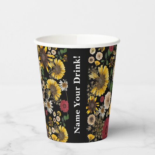 Glas-Cup Pappbecher (Links)
