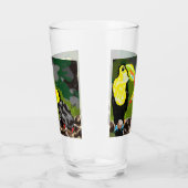Glas Cup : Tropische Vögel (Links)