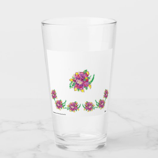 Glas Cup Tumbler Astiatic Lilly (Vorderseite)
