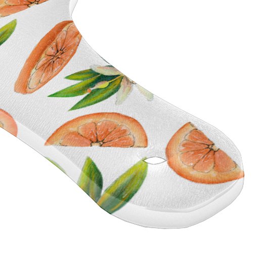 Glas Custom Orange Wasserfarbe, Küche Schneidebrett (Ecke)